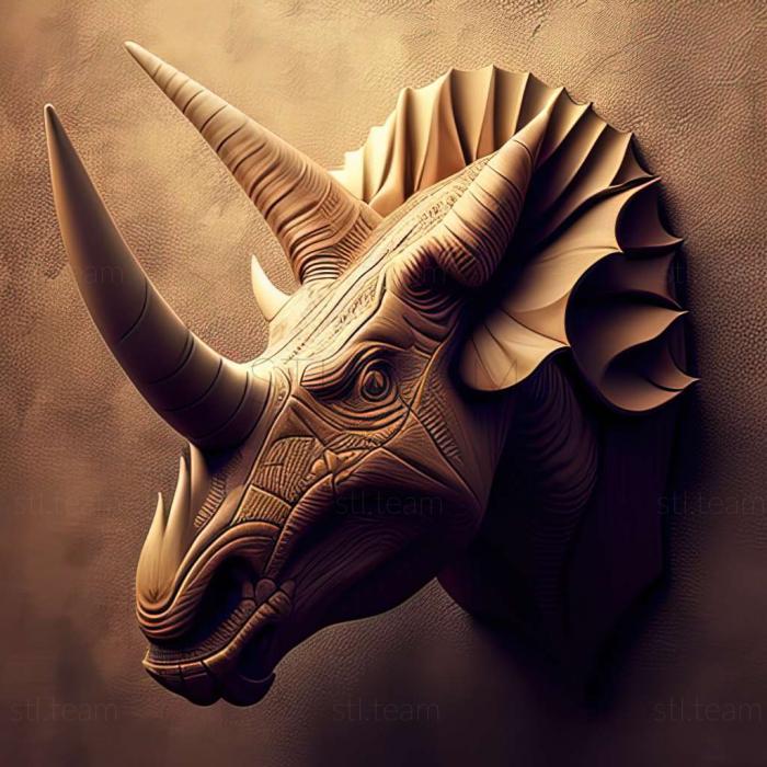 3D model Ojoceratops (STL)